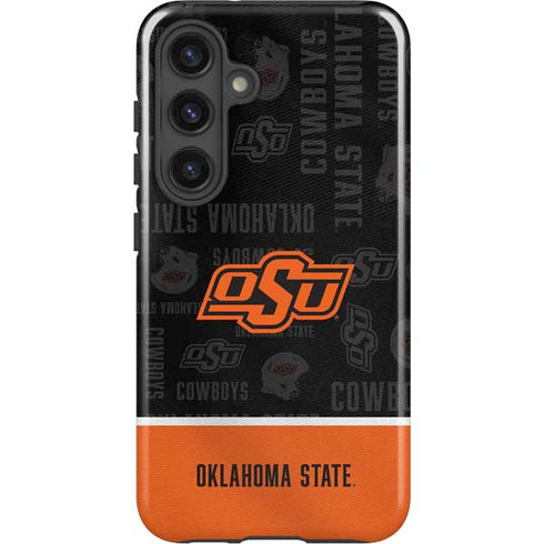 Oklahoma State University Split Jersey Galaxy S25 Impact Case