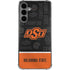 Oklahoma State University Split Jersey Galaxy S24 Plus Clear Case