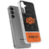 Oklahoma State University Split Jersey Galaxy S24 Plus Clear Case