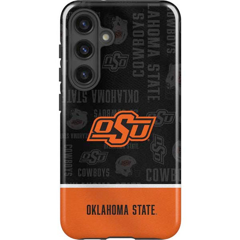Oklahoma State University Split Jersey Galaxy S25 Plus Impact Case