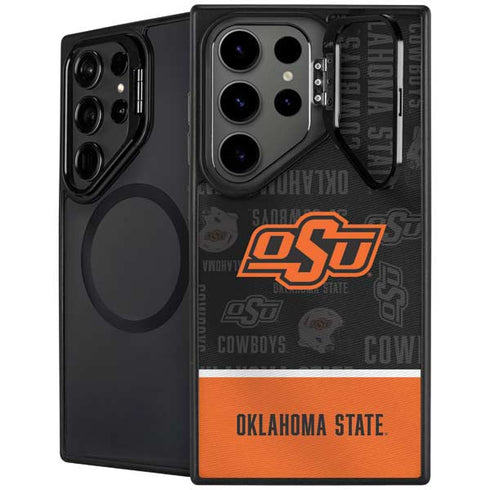 Oklahoma State University Split Jersey Galaxy S24 Ultra Kickstand Case
