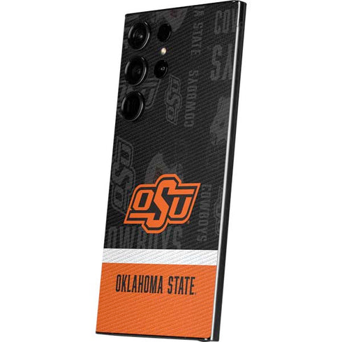 Oklahoma State University Split Jersey Galaxy S25 Ultra Skin