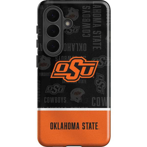 Oklahoma State University Split Jersey Galaxy S26 Impact Case