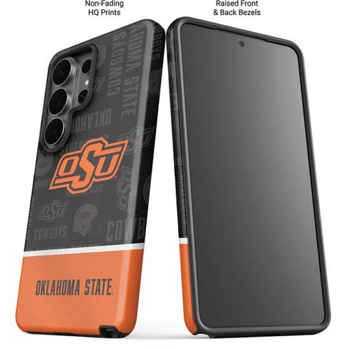 Oklahoma State University Split Jersey Galaxy S26 Ultra Impact Case
