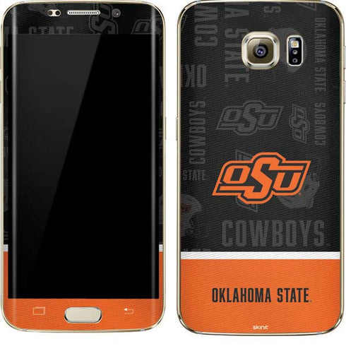 Oklahoma State University Split Jersey Galaxy S7 Edge Skin