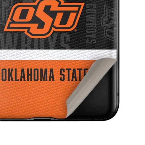 Oklahoma State University Split Jersey Galaxy Z Flip Skin