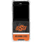 Oklahoma State University Split Jersey Galaxy Z Flip5 5G Clear Case