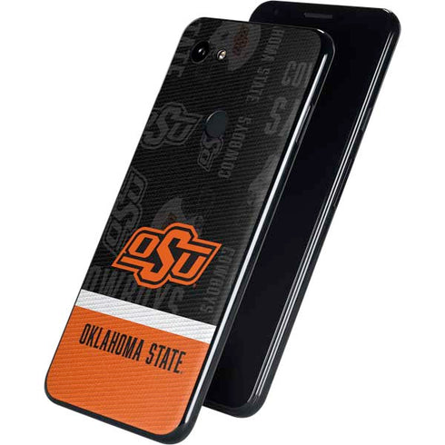 Oklahoma State University Split Jersey Google Pixel 3a Skin