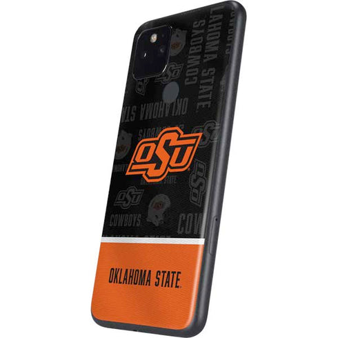 Oklahoma State University Split Jersey Google Pixel 5 Skin