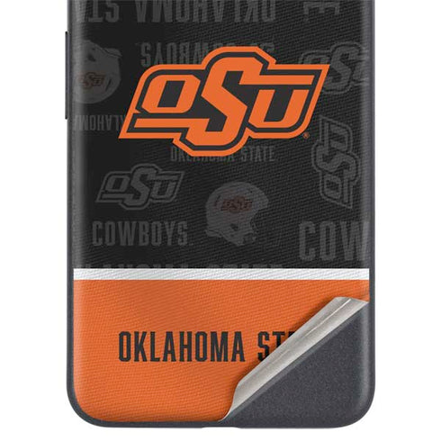 Oklahoma State University Split Jersey Google Pixel 5 Skin