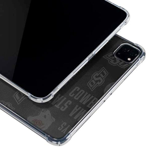 Oklahoma State University Split Jersey iPad Pro 11in (2024) Clear Case