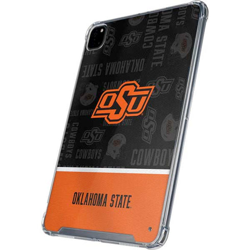 Oklahoma State University Split Jersey iPad Pro 12.9in (2020) Clear Case