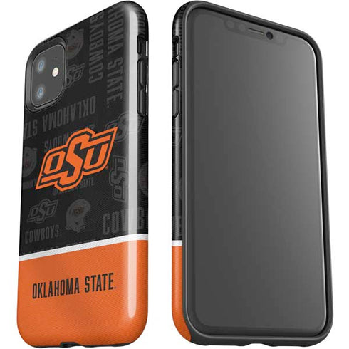 Oklahoma State University Split Jersey iPhone 11 Impact Case