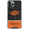 Oklahoma State University Split Jersey iPhone 11 Pro Max Clear Case