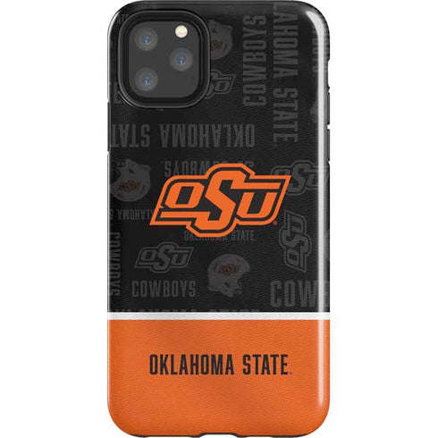 Oklahoma State University Split Jersey iPhone 11 Pro Max Impact Case