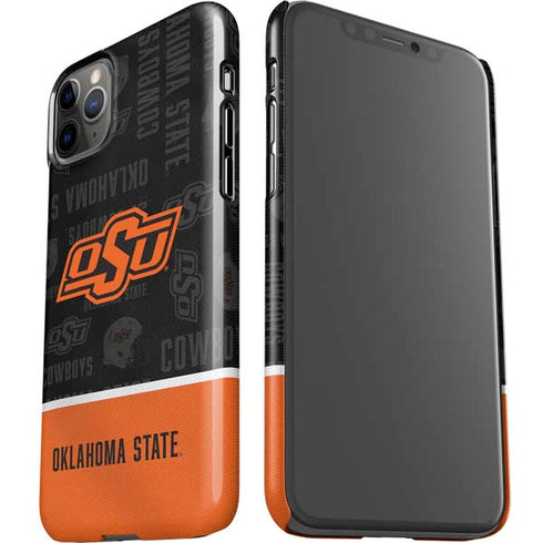 Oklahoma State University Split Jersey iPhone 11 Pro Max Lite Case