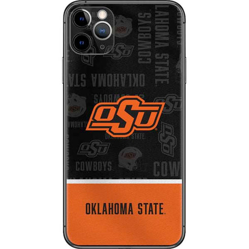 Oklahoma State University Split Jersey iPhone 11 Pro Max Skin