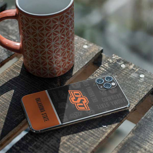 Oklahoma State University Split Jersey iPhone 11 Pro Max Skin