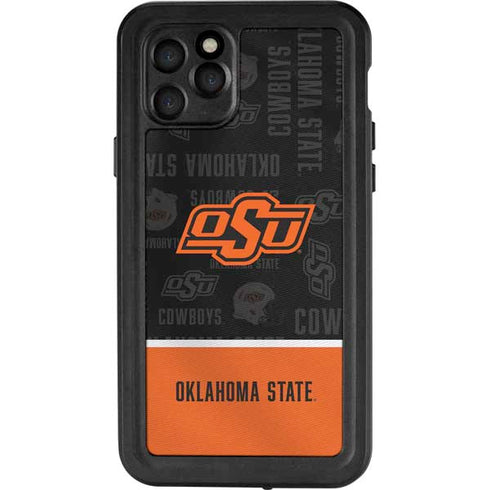 Oklahoma State University Split Jersey iPhone 11 Pro Waterproof Case