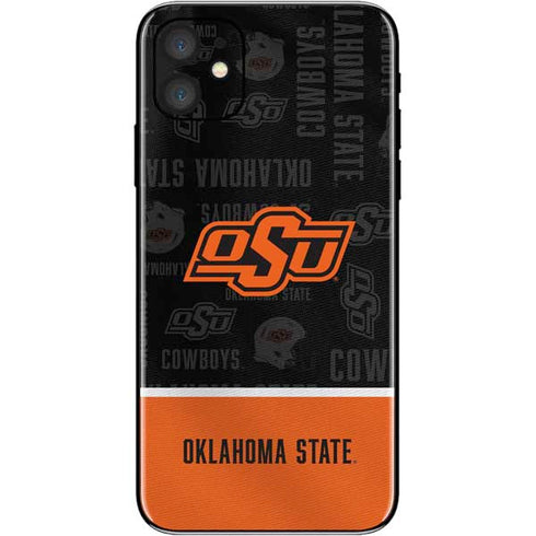 Oklahoma State University Split Jersey iPhone 11 Skin