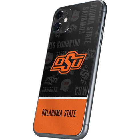 Oklahoma State University Split Jersey iPhone 11 Skin