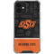 Oklahoma State University Split Jersey iPhone 12 Clear Case