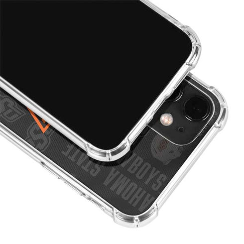 Oklahoma State University Split Jersey iPhone 12 Clear Case