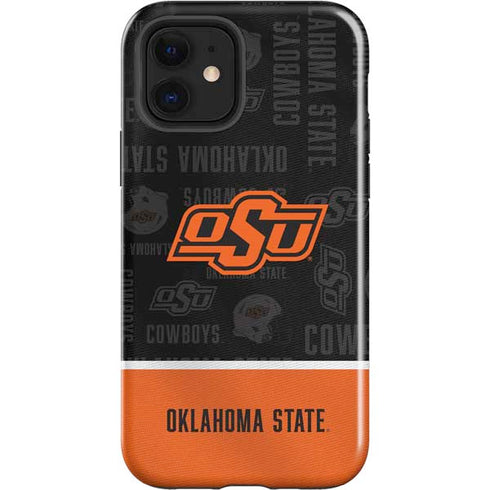 Oklahoma State University Split Jersey iPhone 12 Impact Case