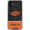 Oklahoma State University Split Jersey iPhone 12 Mini Clear Case
