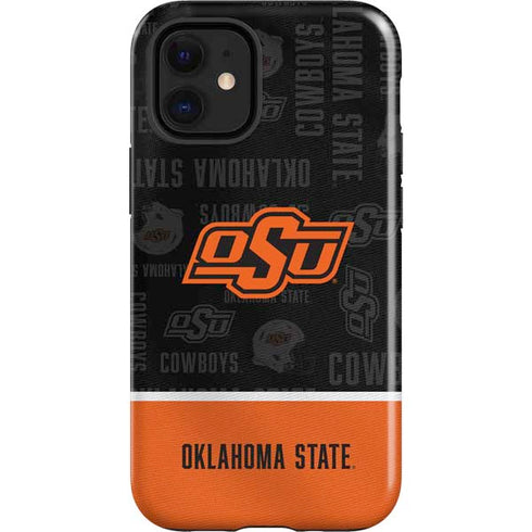 Oklahoma State University Split Jersey iPhone 12 Mini Impact Case
