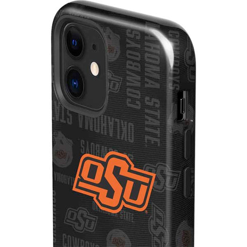 Oklahoma State University Split Jersey iPhone 12 Mini Impact Case