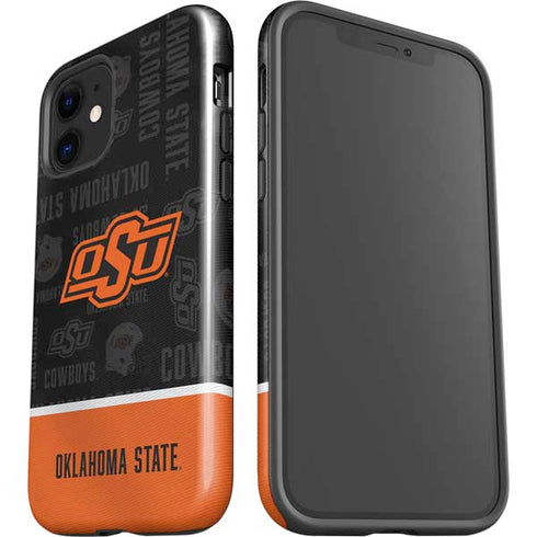 Oklahoma State University Split Jersey iPhone 12 Mini Impact Case