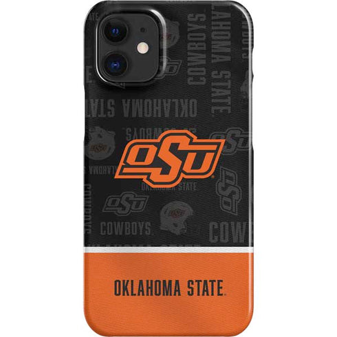 Oklahoma State University Split Jersey iPhone 12 Mini Lite Case