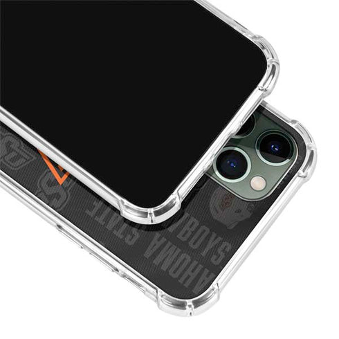 Oklahoma State University Split Jersey iPhone 12 Pro Clear Case