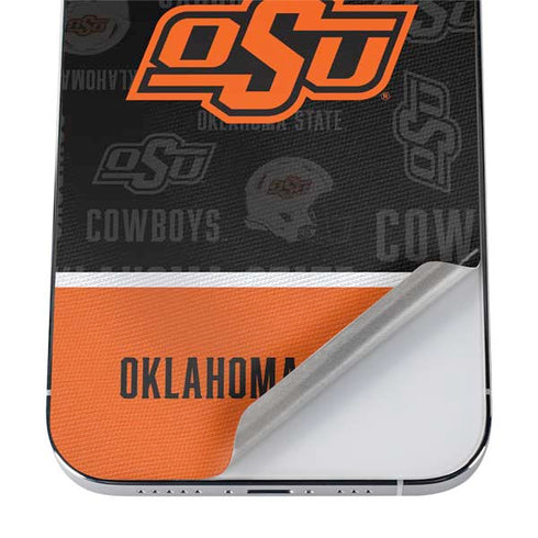 Oklahoma State University Split Jersey iPhone 12 Pro Max Skin