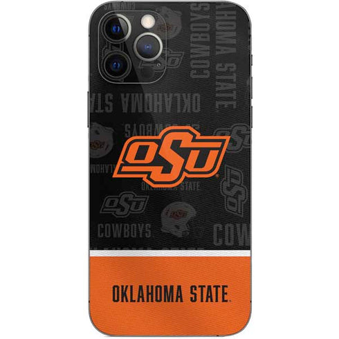Oklahoma State University Split Jersey iPhone 12 Pro Skin