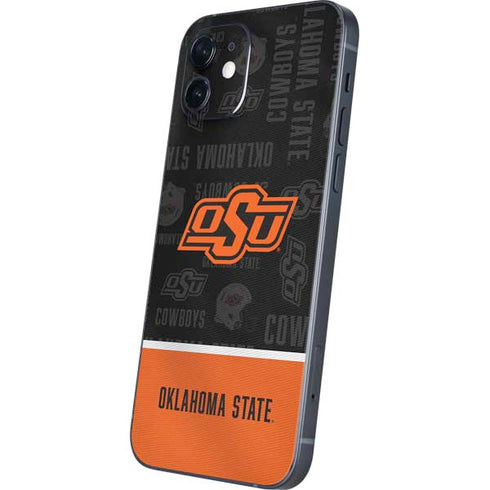 Oklahoma State University Split Jersey iPhone 12 Skin