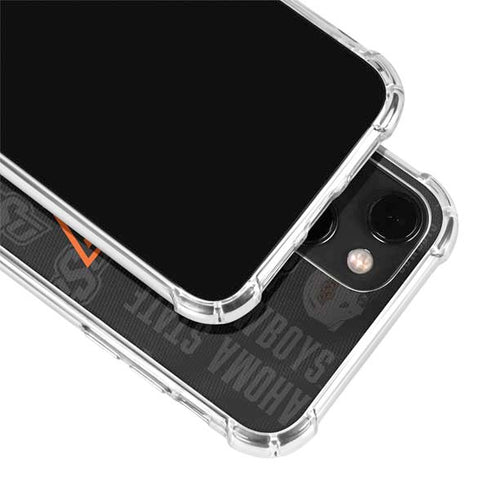 Oklahoma State University Split Jersey iPhone 13 Clear Case