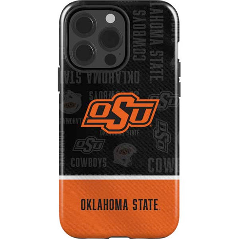 Oklahoma State University Split Jersey iPhone 13 Pro Impact Case