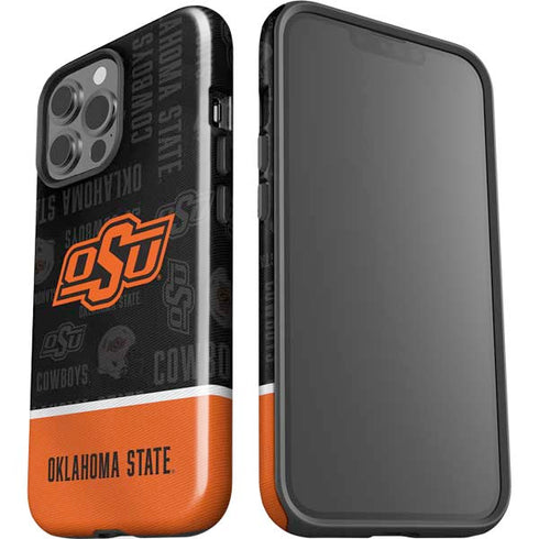 Oklahoma State University Split Jersey iPhone 13 Pro Max Impact Case