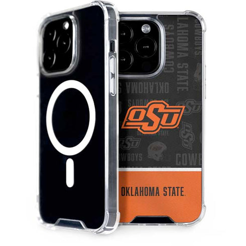 Oklahoma State University Split Jersey iPhone Cases
