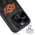 Oklahoma State University Split Jersey iPhone 14 Pro Kickstand Case