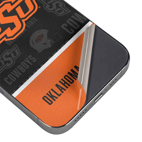 Oklahoma State University Split Jersey iPhone 14 Pro Max Skin