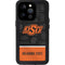 Oklahoma State University Split Jersey iPhone 14 Pro Waterproof Case