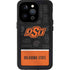 Oklahoma State University Split Jersey iPhone 14 Pro Waterproof Case