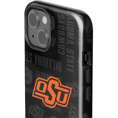 Oklahoma State University Split Jersey iPhone 15 Impact Case