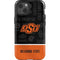 Oklahoma State University Split Jersey iPhone 15 Plus Impact Case
