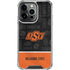 Oklahoma State University Split Jersey iPhone 15 Pro Clear Case