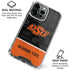 Oklahoma State University Split Jersey iPhone 15 Pro Max Clear Case