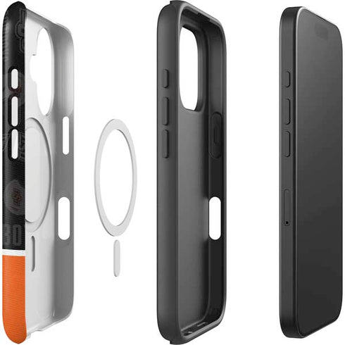 Oklahoma State University Split Jersey iPhone 16 Plus Magsafe Impact Case